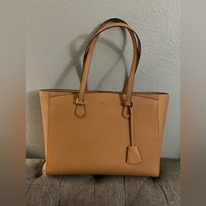 Tan Tory Burch large tote